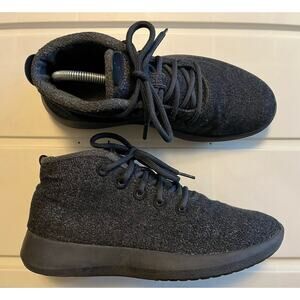AllBirds WRU Wool Runner Up Mizzle Shoes Mens Size 9 Gray Blue Mid Top